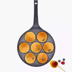 Patelnia do pancakes indukcja DUKA KRISPA 26 cm czarna aluminium