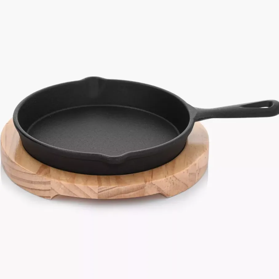 Patelnia z podstawką DUKA MUSN 14 cm żeliwna