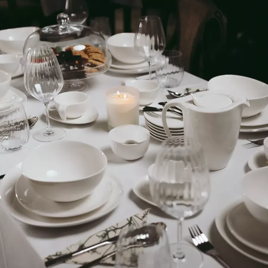 Półmisek DUKA TIME biały porcelana