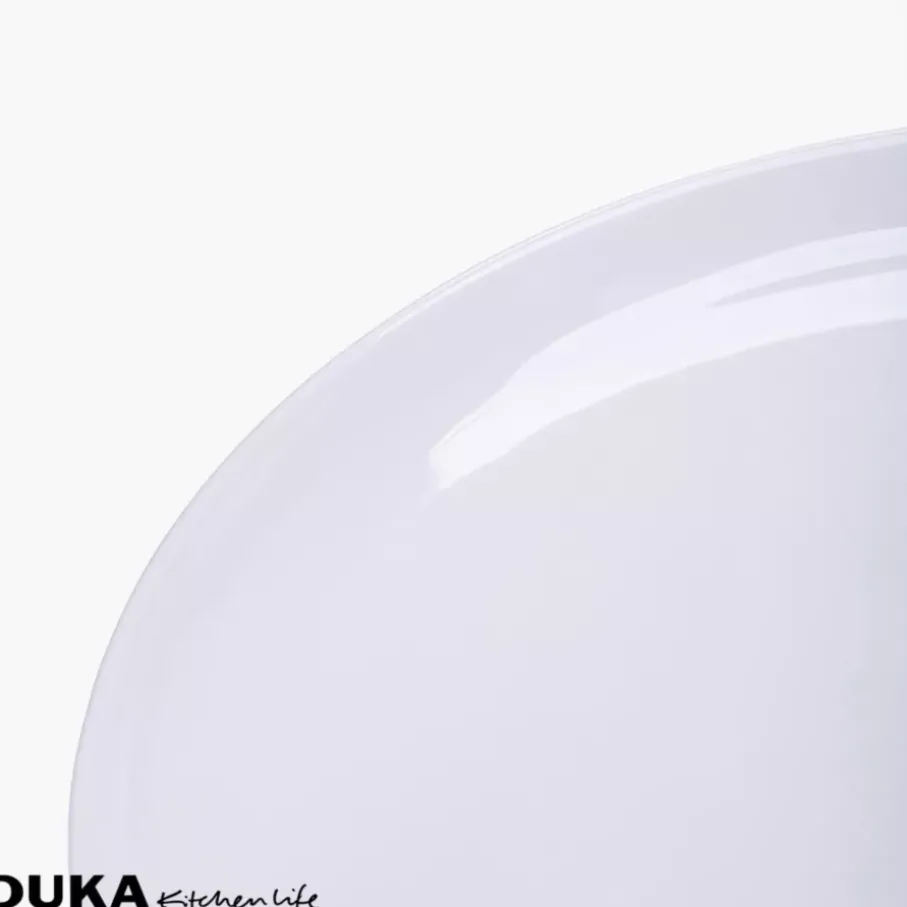 Półmisek owalny pełny DUKA FELICIA biały porcelana