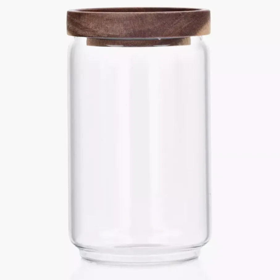 Pojemnik słój kuchenny DUKA RUNE 800 ml transparentny szkło
