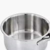 Rondel z pokrywą BERGHOFF HELIX 16 cm srebrny stalowy