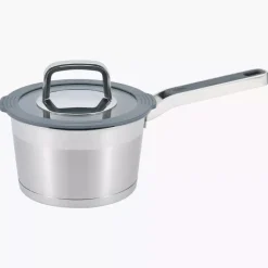 Rondel z pokrywką DUKA ESKIL 1600 ml srebrny stal nierdzewna