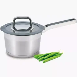 Rondel z pokrywką DUKA ESKIL 1600 ml srebrny stal nierdzewna