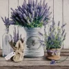Serwetki papierowe PAW Lavender in Bucket 33x33 cm 20 szt fioletowe