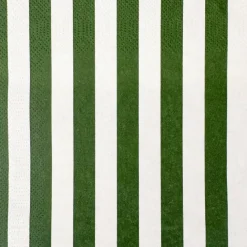 Serwetki w paski DUKA RANDIG 33x33 cm białe zielone