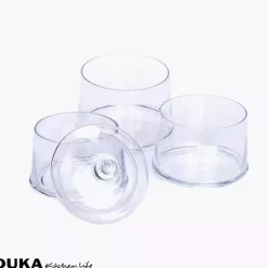 Słoik na ciastka DUKA CANDY 3-poziomowy 40 cm transparentny szkło
