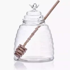 Słoik na miód z łyżeczką DUKA HONEY 500 ml szkło