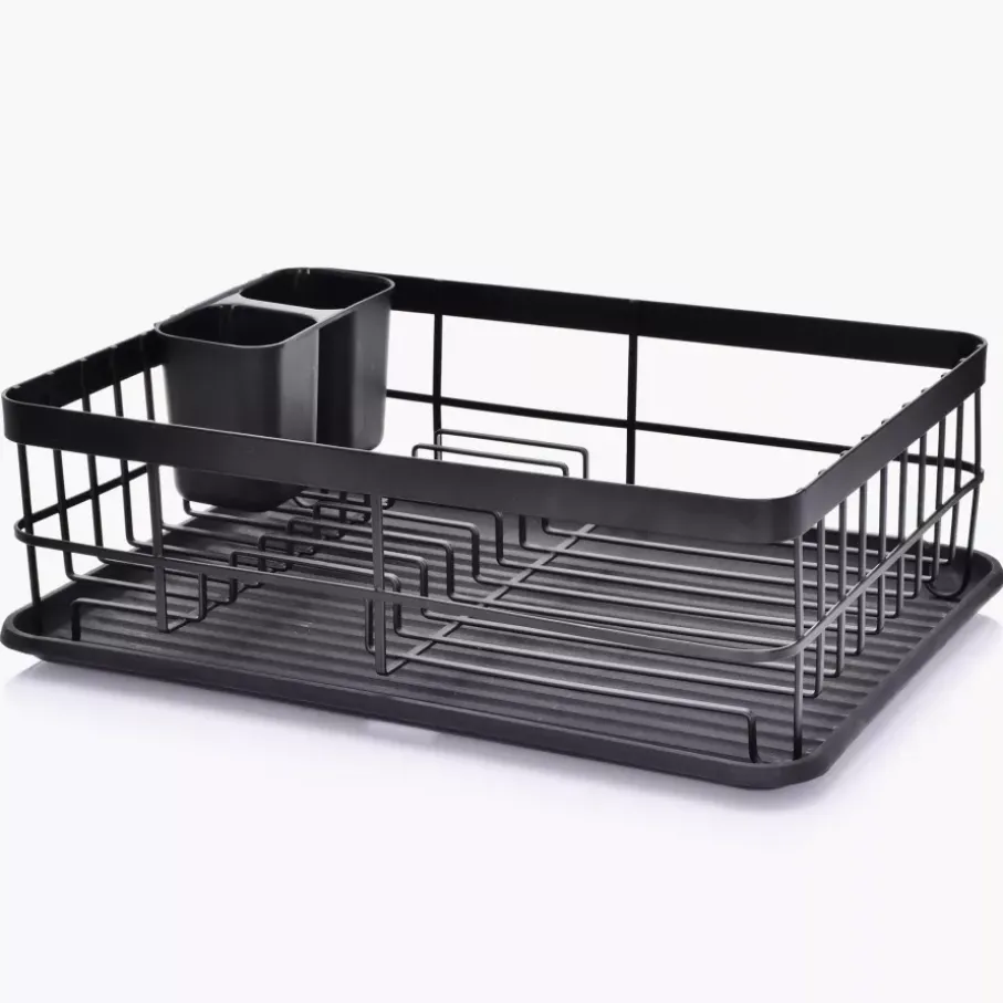 Suszarka do naczyń DUKA FINT 40x31x14 cm czarna stal