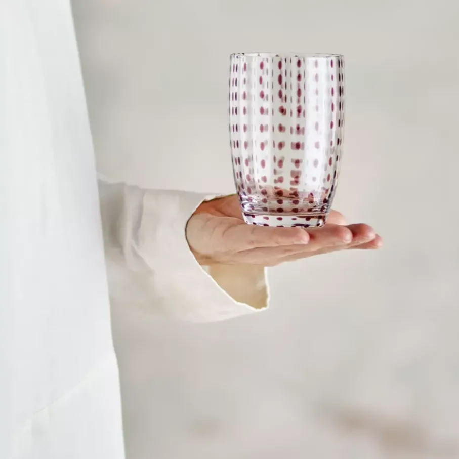 Szklanka 350ml zestaw 4 szt. BLOOMINGVILLE BRINLEY brązowa