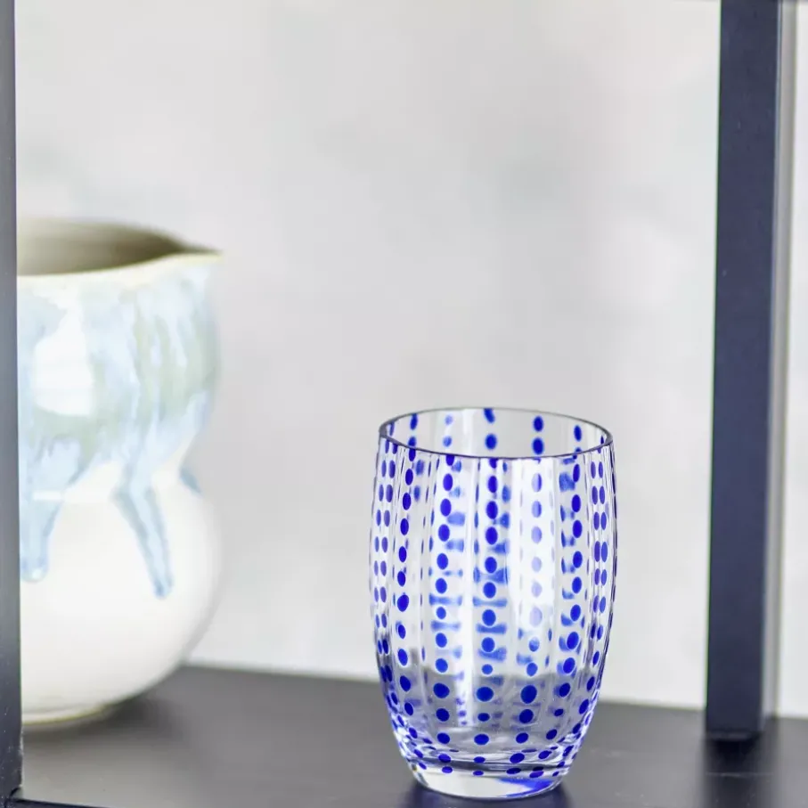 Szklanka 350ml zestaw 4 szt. BLOOMINGVILLE BRINLEY niebieska