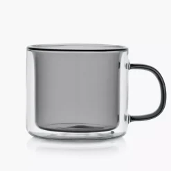 Szklanki do kawy i herbaty DUKA FARG 2 szt. 250 ml szare szklane