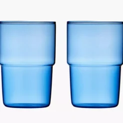Szklanki do napojów LYNGBY TORINO 400 ml 2 szt. niebieskie