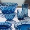 Szklanki wysokie LYNGBY SORRENTO 4 szt. 380 ml niebieskie