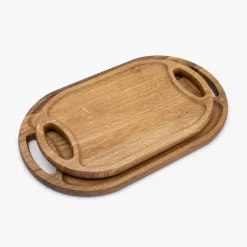 Taca do serwowania DUKA EK 40x24 cm drewniana dębowa