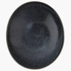Talerz głęboki DUKA TIME BLACK 22 cm grafitowy porcelanowy