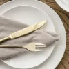 Talerz śniadaniowy DUKA EVERYDAY 20,5 cm biały porcelanowy