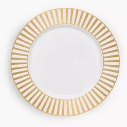 Talerz śniadaniowy DUKA GOLD 20 cm porcelanowy
