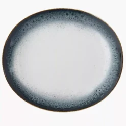 Talerz śniadaniowy DUKA TIME DIM 22x19 cm wielokolorowy porcelanowy