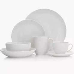 Talerz obiadowy DUKA EVERYDAY 26,5 cm biały porcelanowy