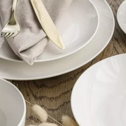 Talerz obiadowy DUKA EVERYDAY 26,5 cm biały porcelanowy