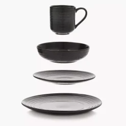 Talerz obiadowy DUKA SANDSTEN 27 cm szary kamionkowy