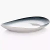 Talerz obiadowy DUKA TIME DIM 28x24 cm wielokolorowy porcelanowy