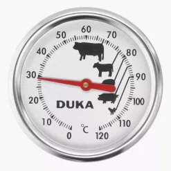 Termometr kuchenny do mięsa DUKA KITCHEN srebrny stalowy