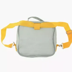Torba termiczna na lunch kwiatek DUKA MINI 22x19x8 cm zielona pomarańczowa