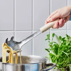 Łyżka do makaronu spaghetti GASTROMAX stal nierdzewna