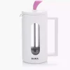 Zaparzacz do kawy French Press DUKA KNOBB 350 ml biały różowy