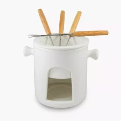 Zestaw do fondue z 4 widelcami DUKA CHOCO DIP porcelana
