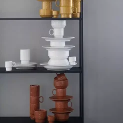 Zestaw 4 filiżanek do espresso SAGAFORM COFFE & MORE biały