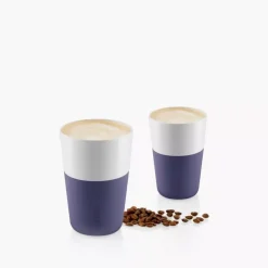Zestaw 2 filiżanek do latte EVASOLO 360ml Fiolet