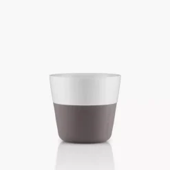 Zestaw 2 filiżanek do Lungo EVASOLO 230ml Elephant Grey