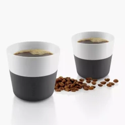 Zestaw 2 filiżanek do Lungo EVASOLO 230ml Carbon Black