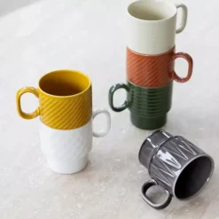 Zestaw 2 kubków 300ml SAGAFORM COFFE & MORE szary