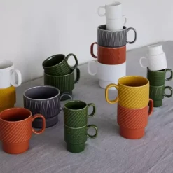Zestaw 2 kubków 500ml SAGAFORM COFFE & MORE szary