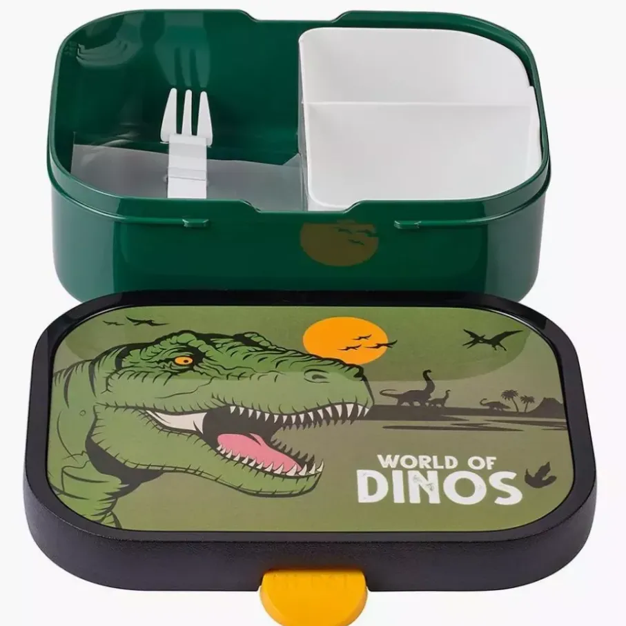 Zestaw lunchbox i bidon w dinozaury MEPAL CAMPUS 1150 ml zielony