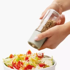 Zestaw młynków do soli i pieprzu BERGHOFF BALANCE SAGE 2 szt. szklany