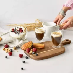 Zestaw szklanek do kawy DUKA LISE 130 ml podwójne dno szkło