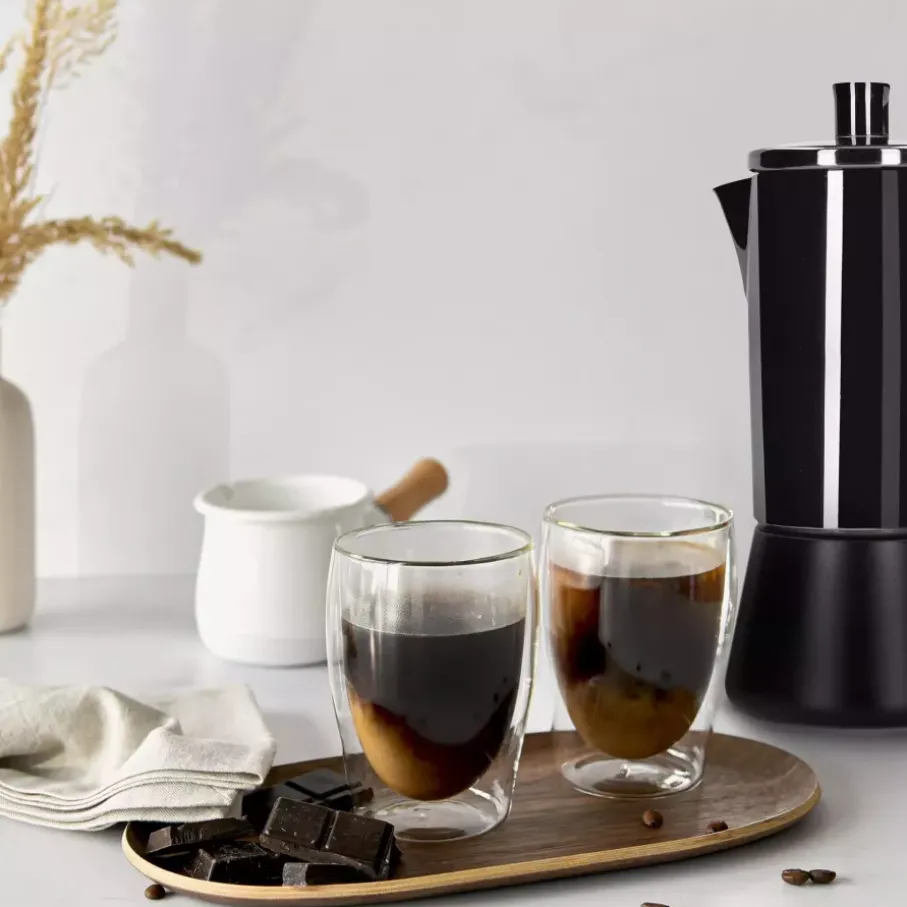 Zestaw szklanek do kawy DUKA LISE 130 ml podwójne dno szkło