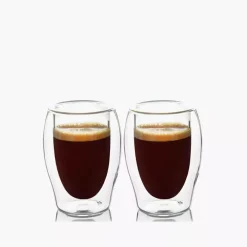 Zestaw szklanek do kawy DUKA LISE 130 ml podwójne dno szkło