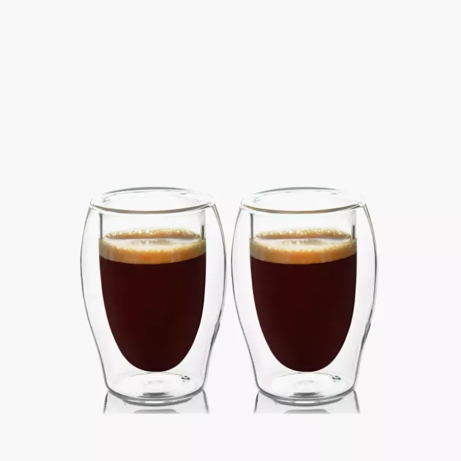 Zestaw szklanek do kawy DUKA LISE 130 ml podwójne dno szkło