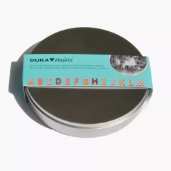 Zestaw wykrawaczek do ciastek litery DUKA MINI 26 szt. srebrny stalowy